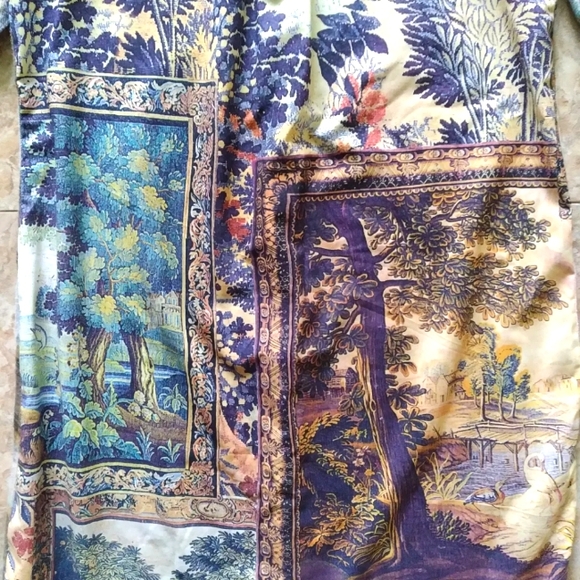 Soft Surroundings Mixed Media Button down tunic dress, size XS - Picture 4 of 9